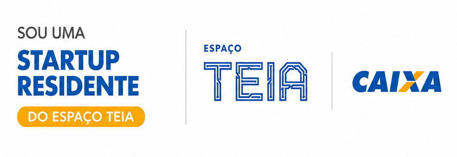 Selo Espaço TEIA CAIXA — em parceria com a Caixa Econômica Federal